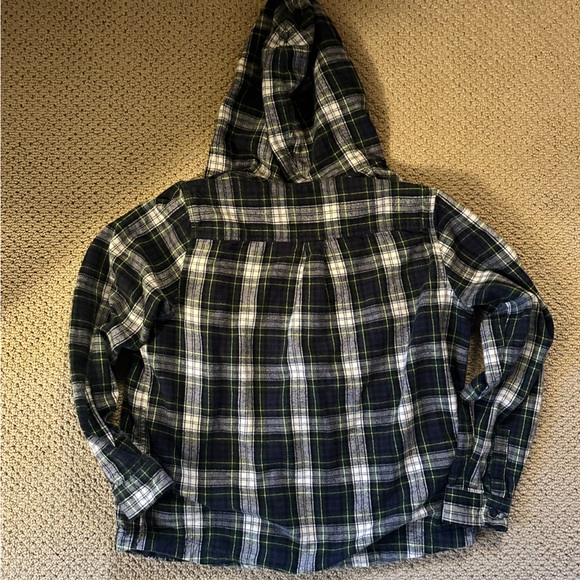 L.L. Bean Relaxed Fit Zip Up Flannel - Picture 5 of 7